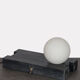 Wooden lamp by François Arnal, limited edition, 1992