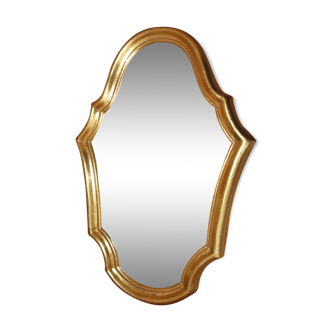 Old mirror frame in gilded wood 23x34cm