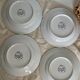 Set of 4 porcelain plates