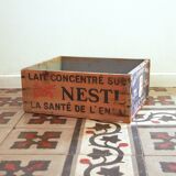 Nestlé wooden crate