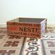 Nestlé wooden crate