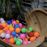 Wooden hollow dish