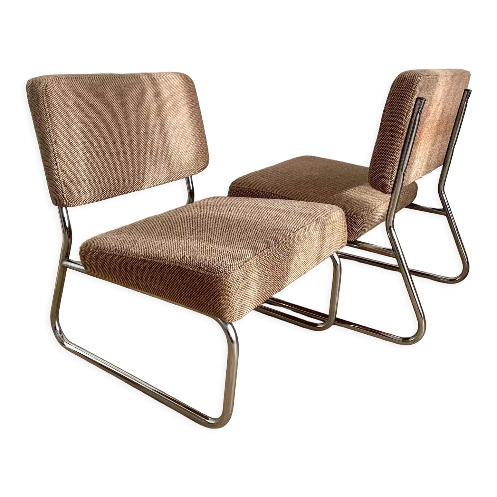 70s chrome and wool heater