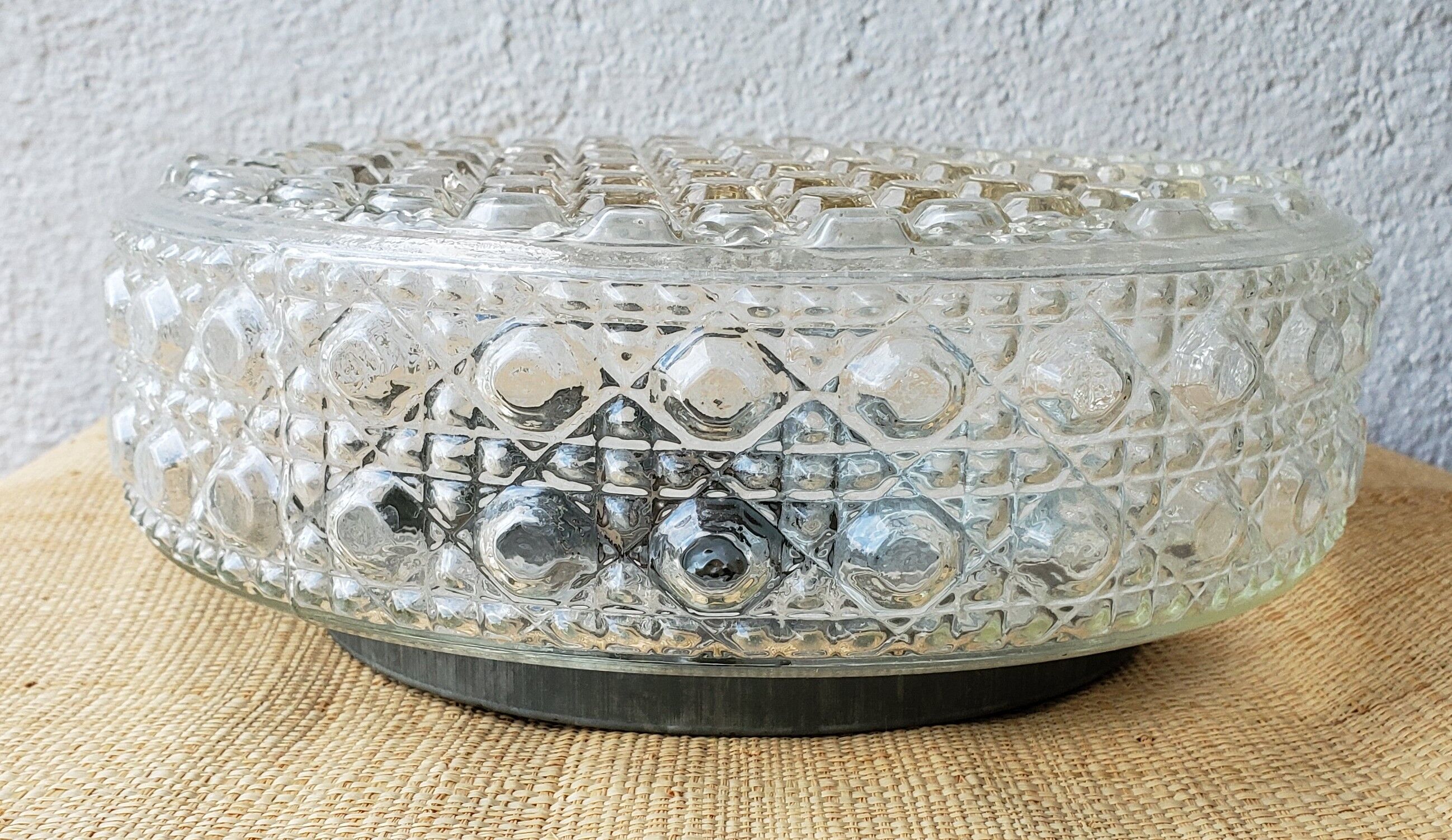 Large moulded glass ceiling