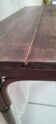 Curved wood bistro table