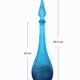 Empoli Diamond Cut Blue Carafe