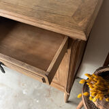 Carved oak sideboard