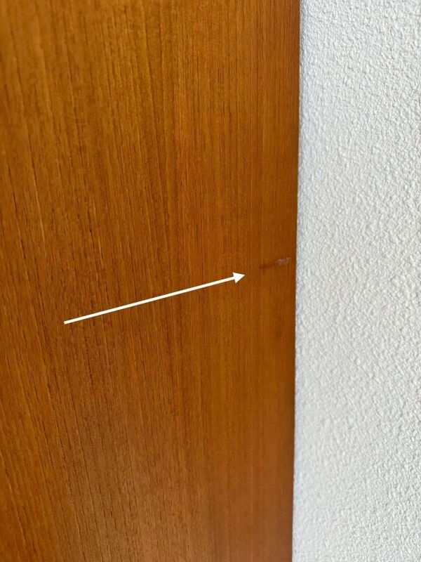 Armoire à tambour vintage en teck