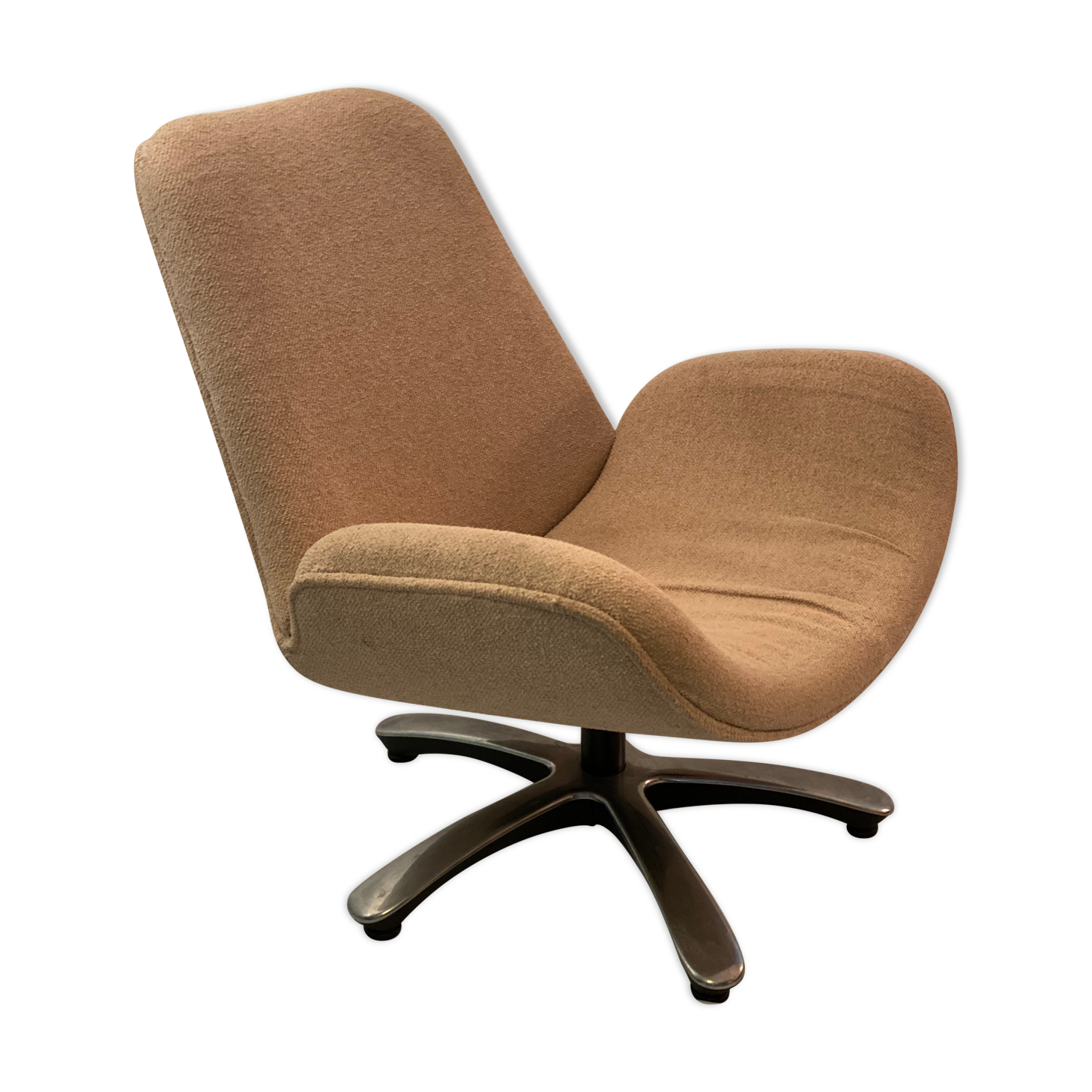 Vintage swan style swivel chair
