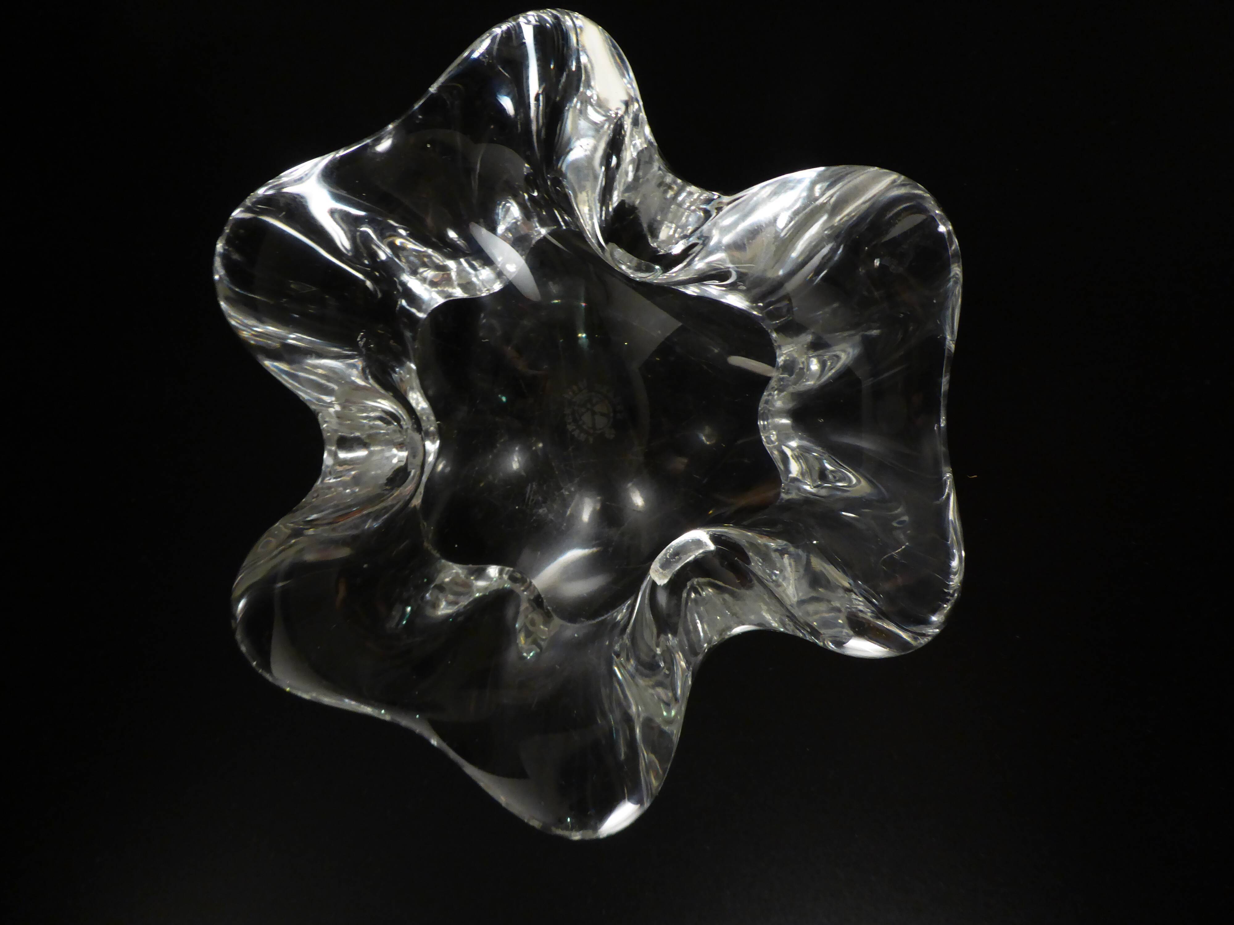 Ashtray or empty crystal pocket of Sèvres