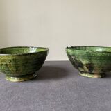 Emerald green Tamegroute bowls D14.5
