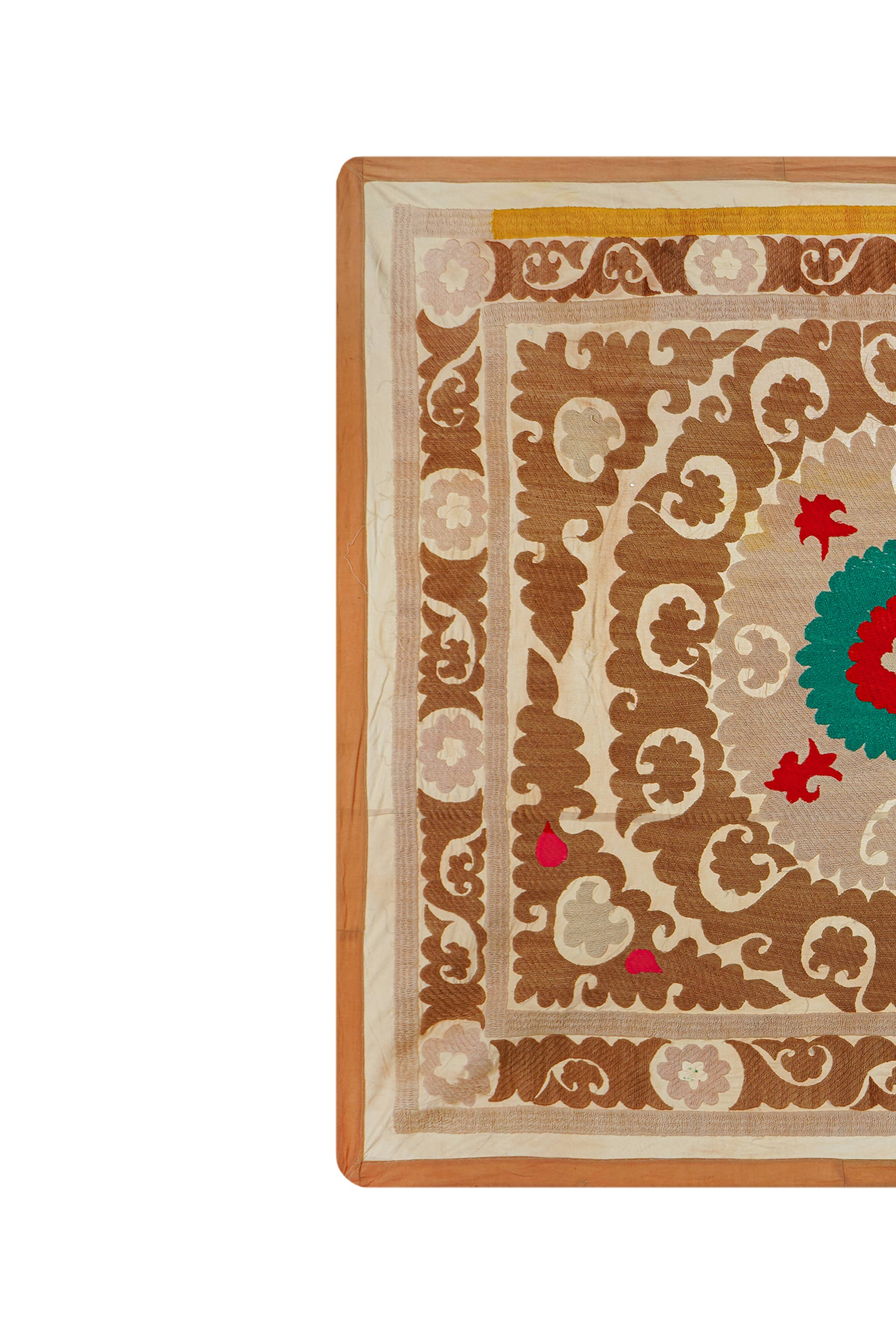 Vintage Turkish hand-knotted rug 118x128 cm