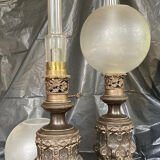 Paire de lampe à huile à modérateur