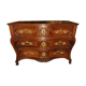 Commode Louis XV tombeau en noyer du XVIIème siècle
