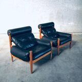 Scandinavian lounge chairs attributed to Eric Merthen for Ire Möbler, Sweden, 1960s, set of 2.
