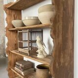 Raw wood shelf