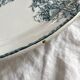 Oval iron earthenware dish "Pavots" Saint Amand A. Lebacqz & M. Bouchart