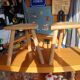 Vintage farm stool