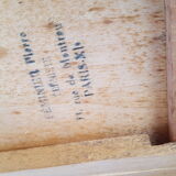 Art deco chest of drawers in sycamore stamped