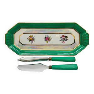 Plat à Cake. Signé