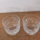Presentation service 8 glasses and its Bohemian Cristal style dish