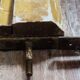 Pair of antique painted beds with floral decoration - 19th century - Venetian style