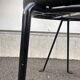Set of 4 Lübke chairs in black leather, premium version – Germany, 1960