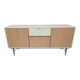 Enfilade -buffet bas . laque et fibre naturelle . marque red edition