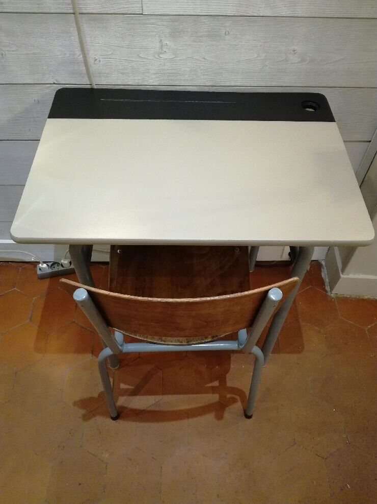 Desk and chair