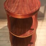 Oval gueridon with 3 trays