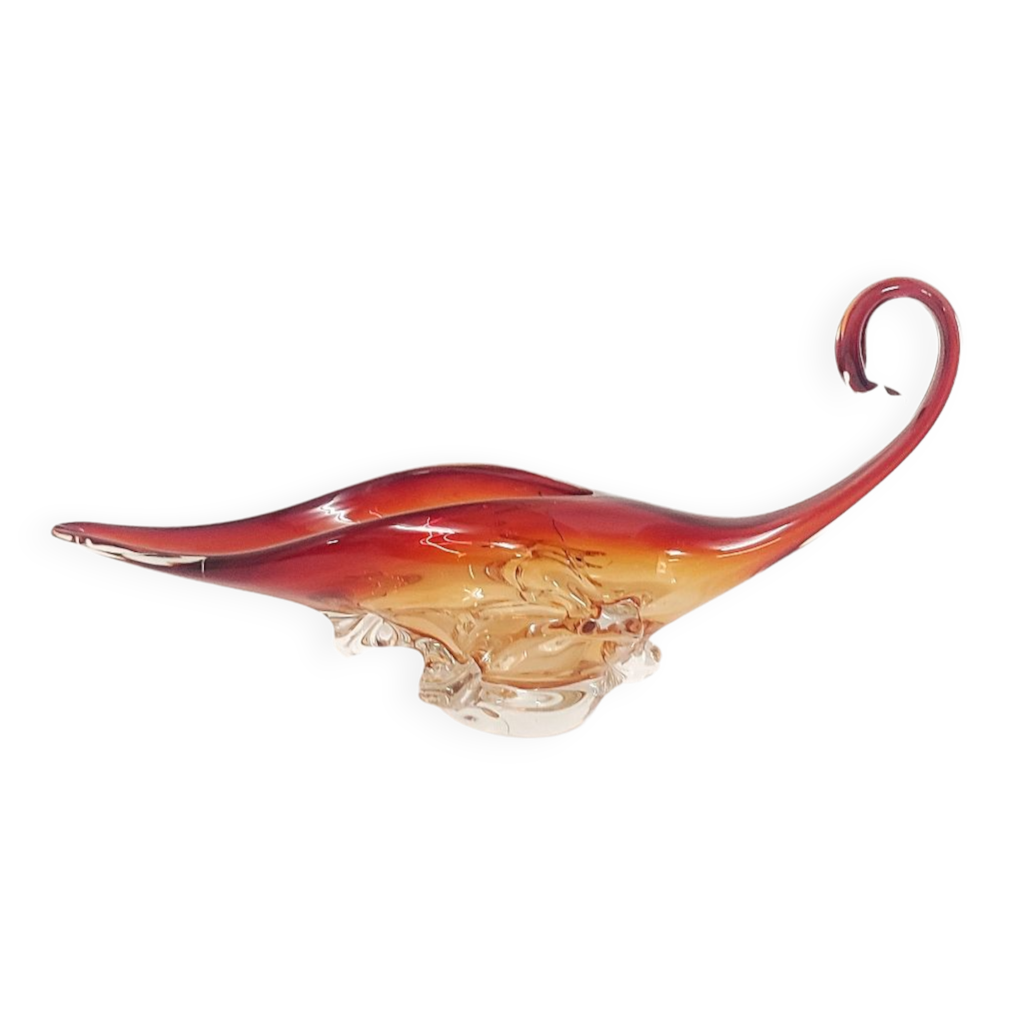 Murano glass centerpiece. Italy, 1960s.