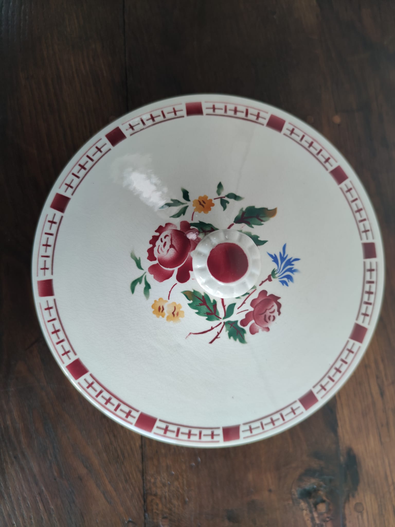 Soup pot Sarreguemines and Digoin Model Danielle