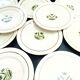 12 Terre de Fer Marmoz dessert plates