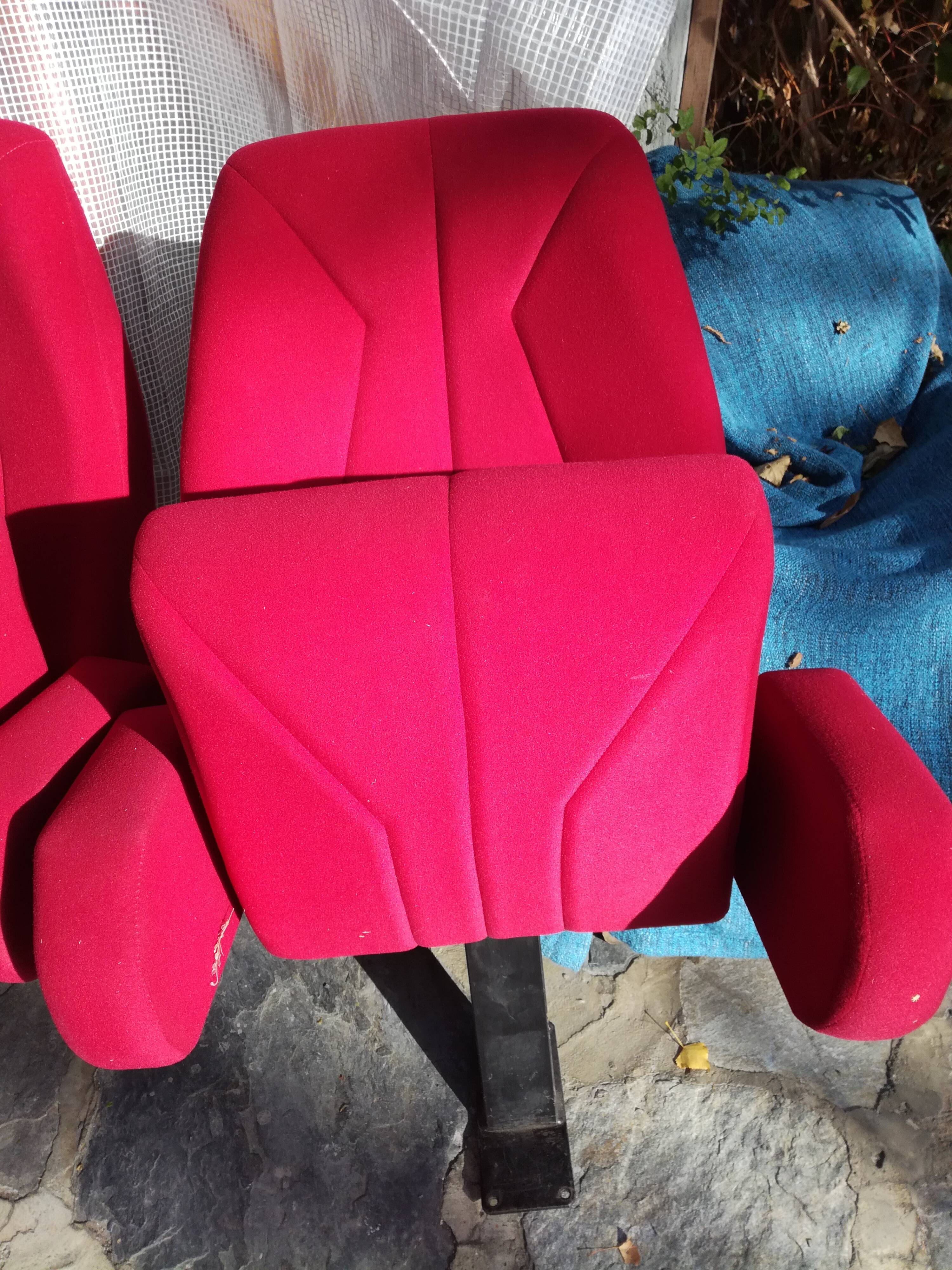 Set de 4 fauteuils de cinéma