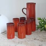 Ceramic orangeade service