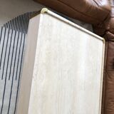 Table basse travertin Mario Sabot