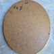 Golden oval mirror 34x28cm