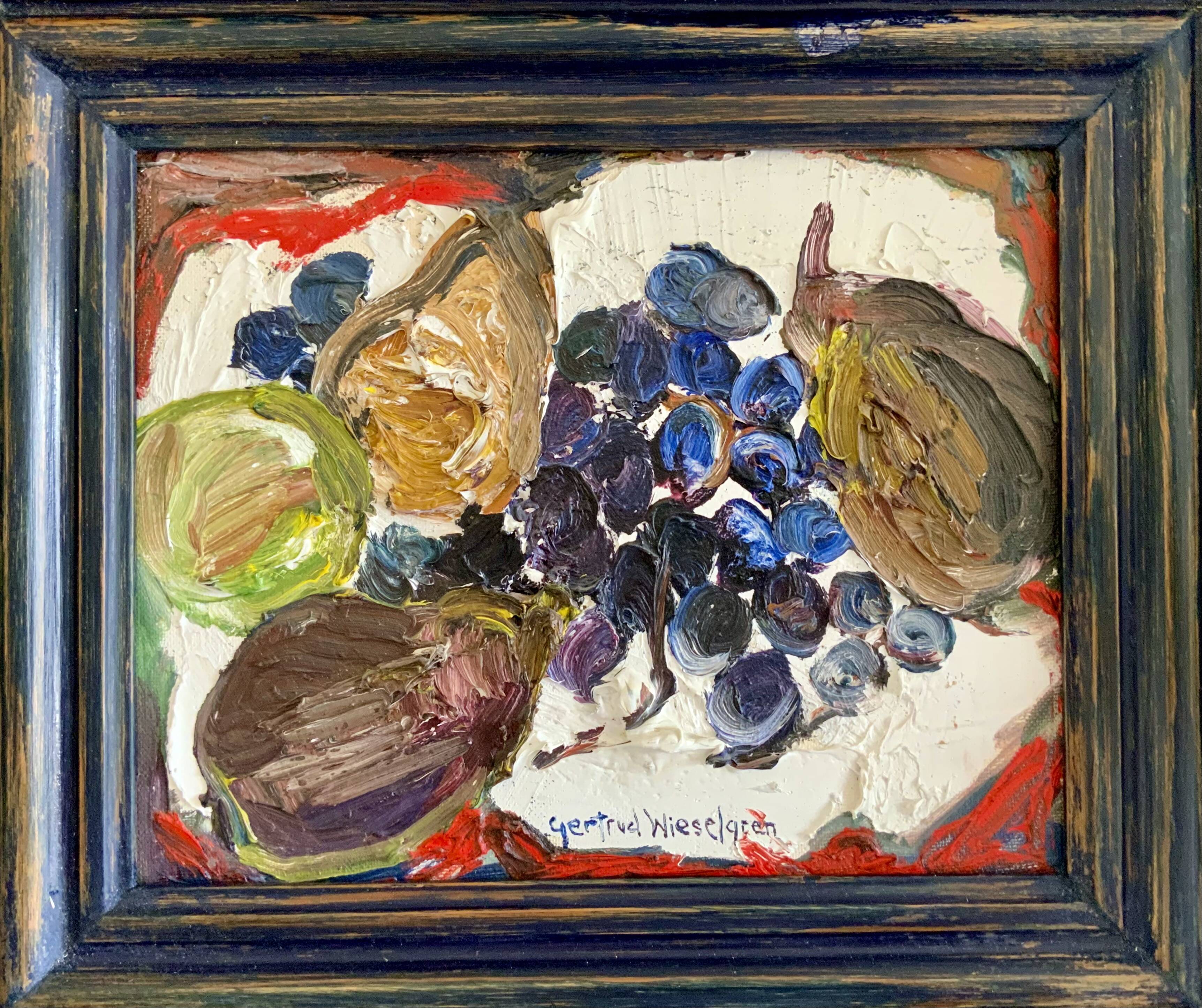 Wieselgren peinture à l'huile nature morte 1991