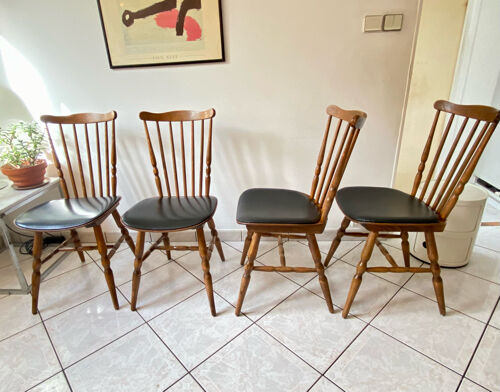 4 chairs bistro baumann tacoma boston vintage 60s