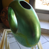 Perforated round vase