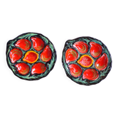 Duo d'assiettes à huître par Gabriel Fourmaintraux