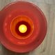 Orange glass paste ceiling light
