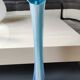 Vase Murano Calla. Forme.florale de Fleur d'Arum. Tons bleus. Haut 41 cm