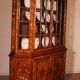 Dutch marquetry display case circa 1800