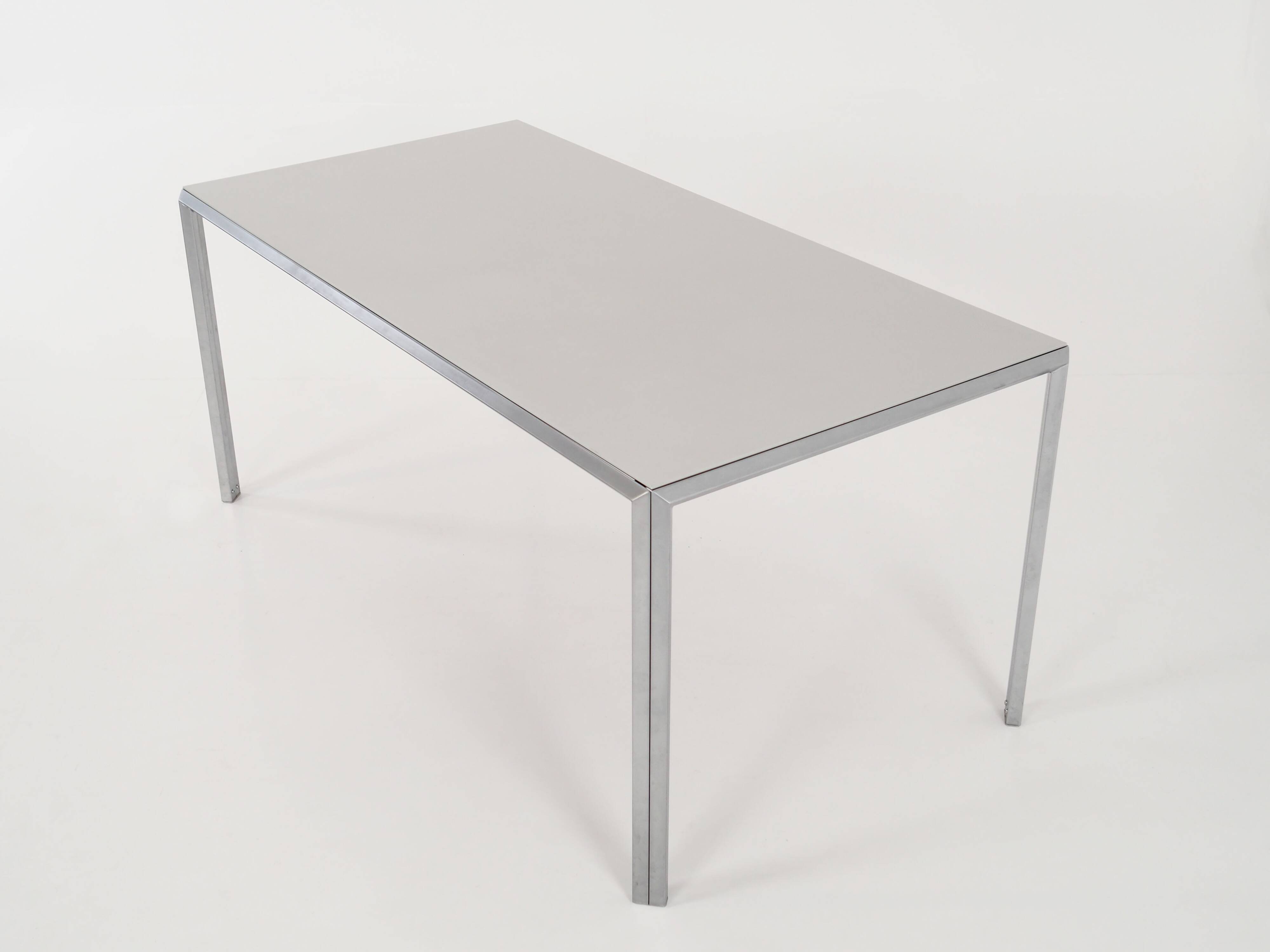 Aluminium desk, Scandinavian design, 1980s, manufacture: Montana Furniture