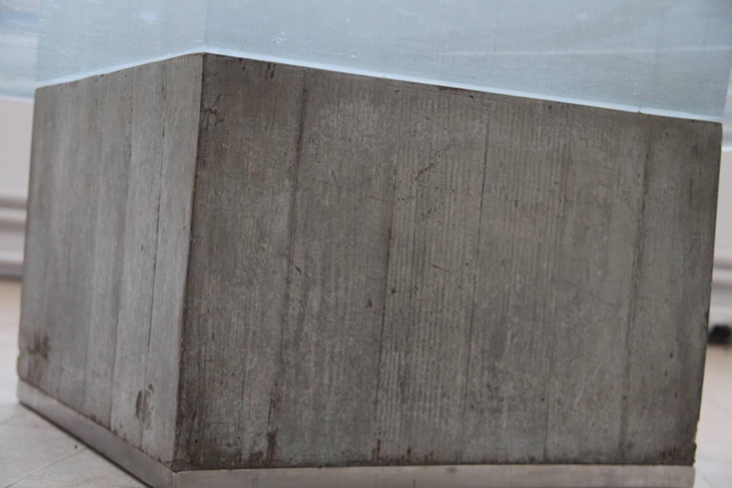 Table basse verre saporiti 1970