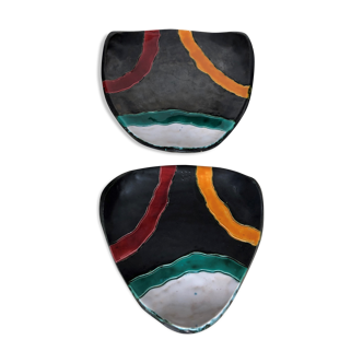 Set of two ceramic pocket voids