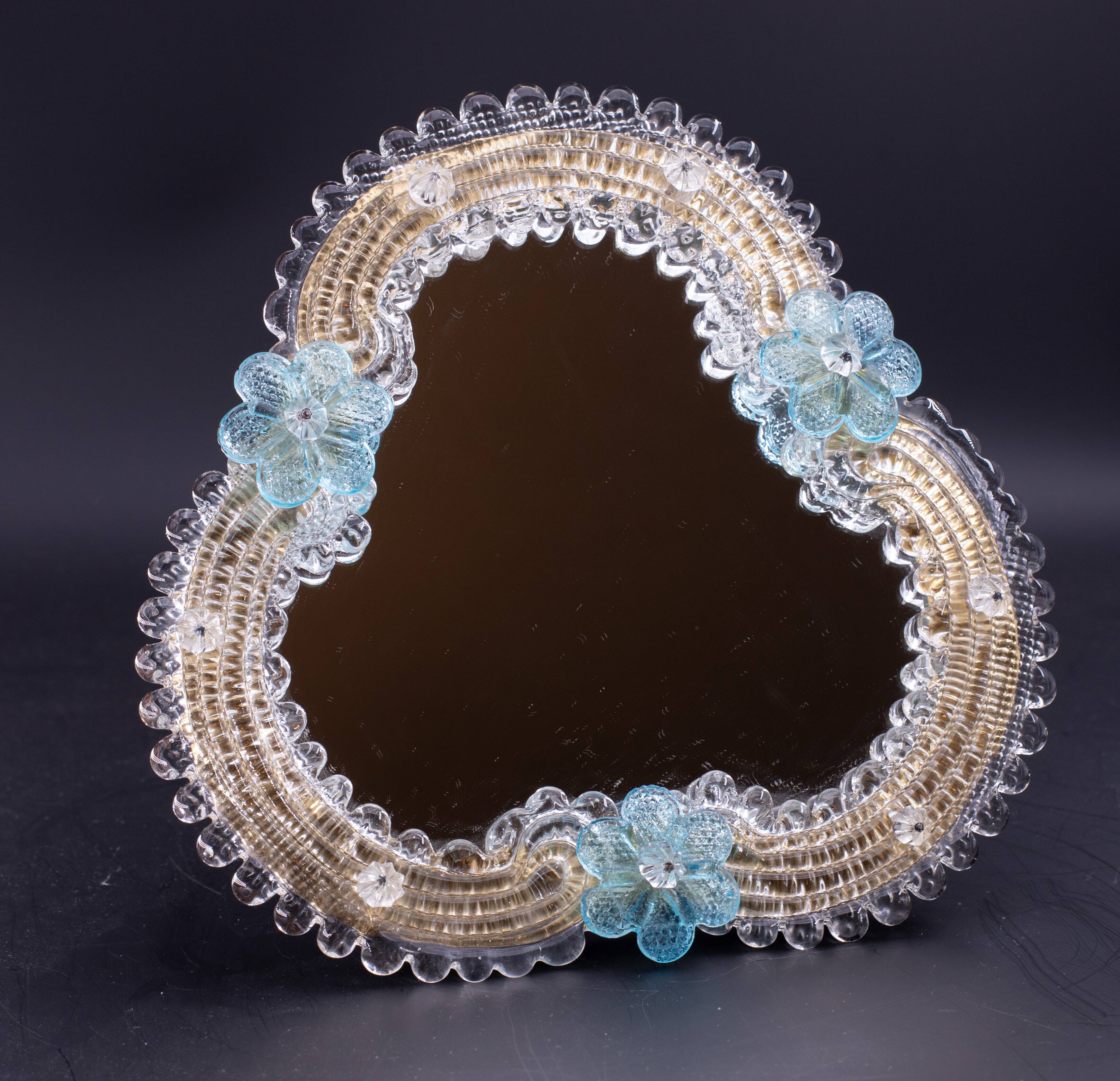 Classic Vintage Venetian Murano Glass Mirror, 1970s