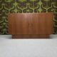 Meuble de rangement teck vintage 1970"
