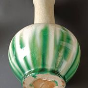 Vase en grès art nouveau cristallisation